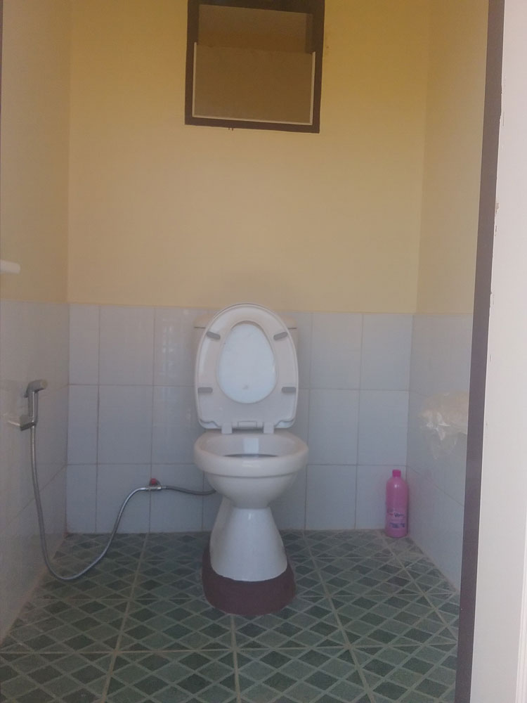 Toilette westliche Ausführung