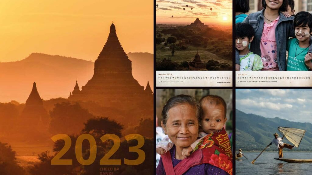Kalender 2023 - Spenden-Aktion Kinderhilfe Birma